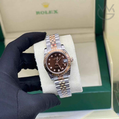 Rolex Datejust – Two-Tone Chocolate Diamond