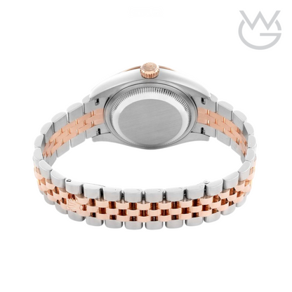Rolex Datejust – 28 Rose Dial Diamond Bezel