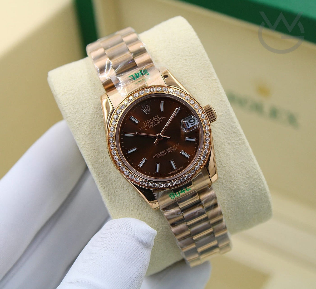 Rolex Lady-Datejust – Chocolate Dial - View 3