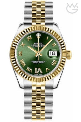 Rolex Datejust – Green Dial Yellow