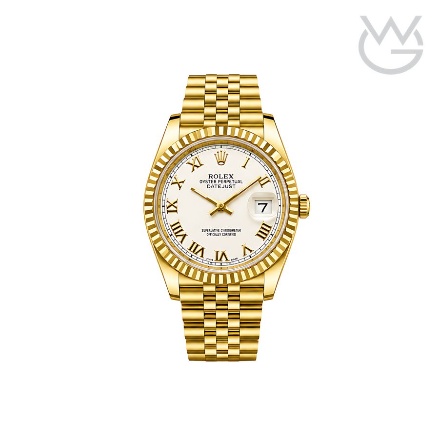 Rolex Datejust – Mint Gold White Dial Gold