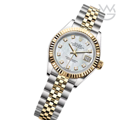Rolex Lady-Datejust – Two Tone & Mother-of-Pearl Dial - View 3