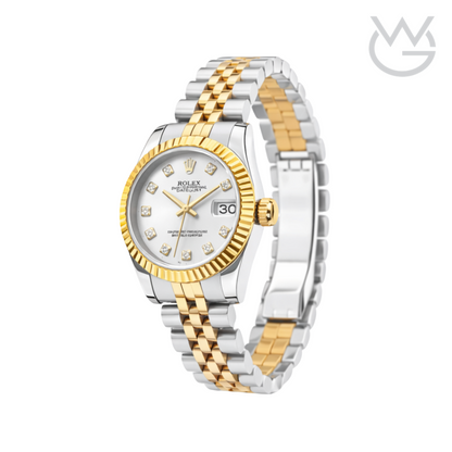 Rolex Rolex Datejust Silver Gold-White Dial