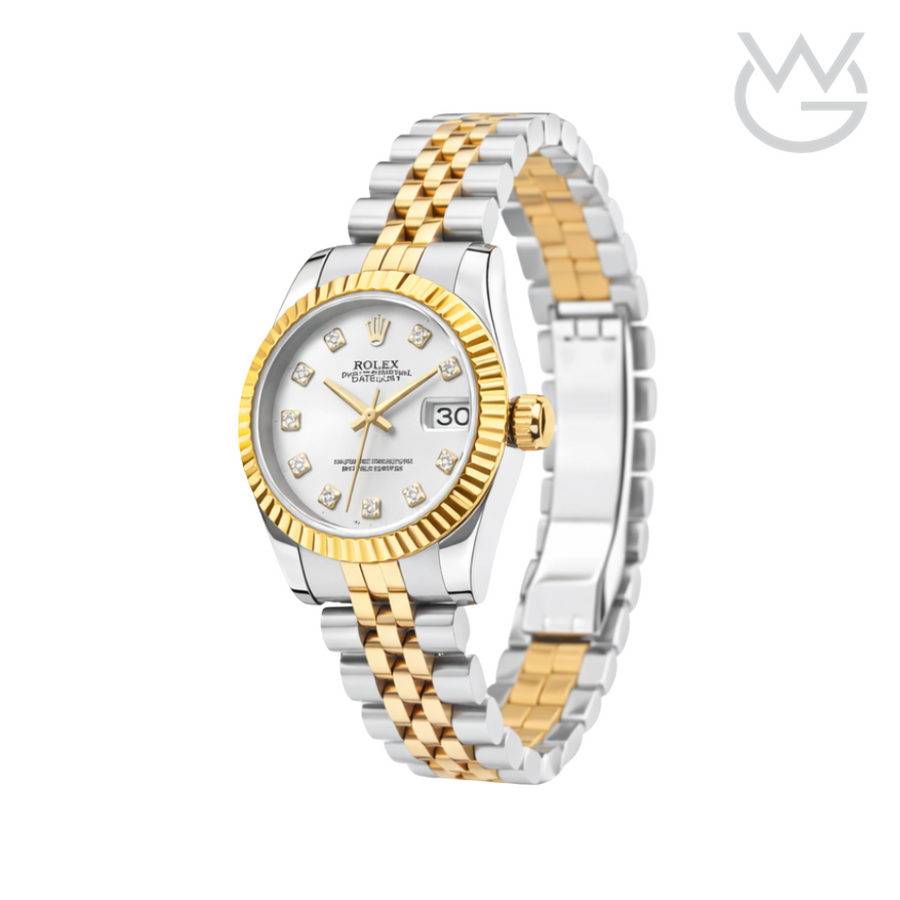 Rolex Rolex Datejust Silver Gold-White Dial