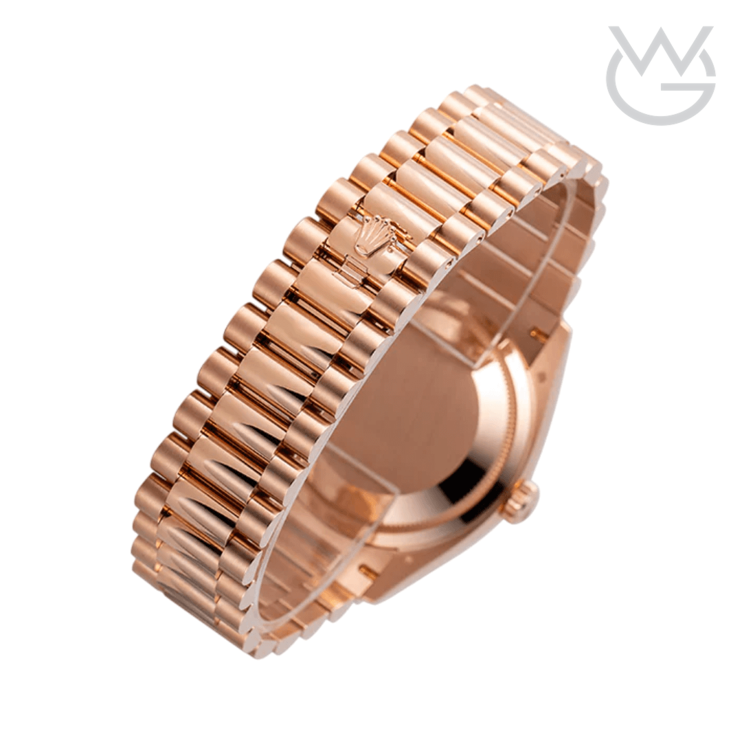 Rolex Day-Date – Brown Ombré Diamond Dial