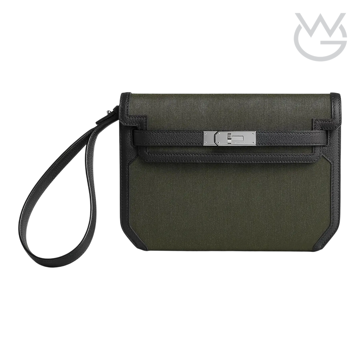 Hermès Depeche 25 Pouch – Tourbe / Noir - View 1