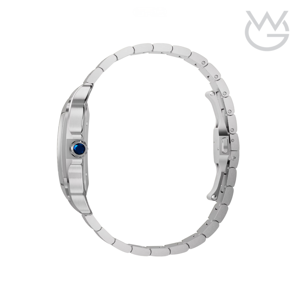 Cartier Santos de Cartier – Steel Blue Dial