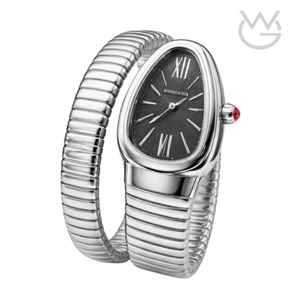 Bvlgari Serpenti Tubogas – Steel Black Opaline Dial