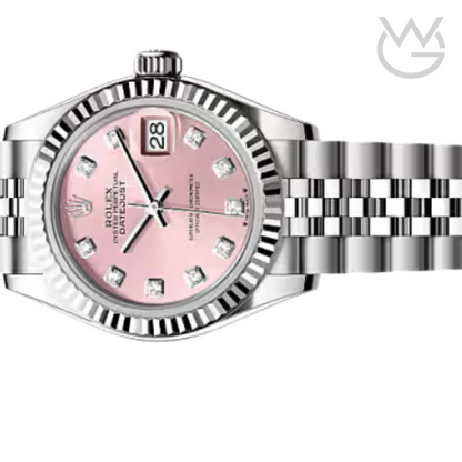 Rolex Lady-Datejust – Pink Sunray Dial, Steel Tone - View 3
