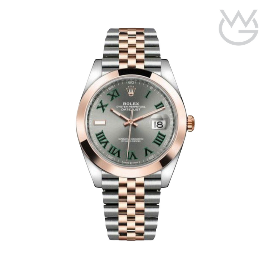 Rolex Datejust – Grey Rose Gold Steel