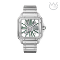 Cartier Santos de Cartier – Skeleton Green