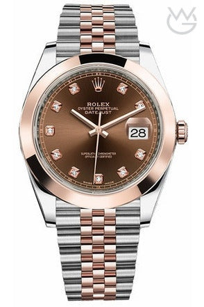 Rolex Datejust – Brown Dial Silver Brown Steel