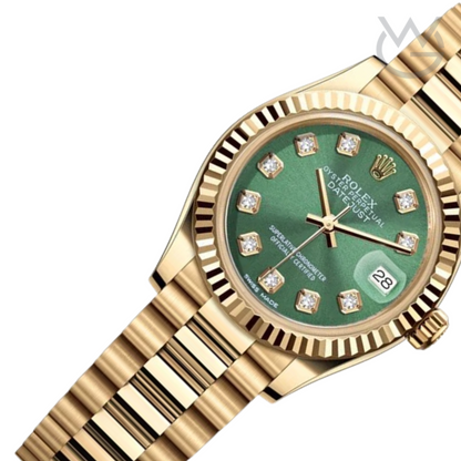 Rolex Lady-Datejust – Olive Green Dial, Steel Tone - View 4