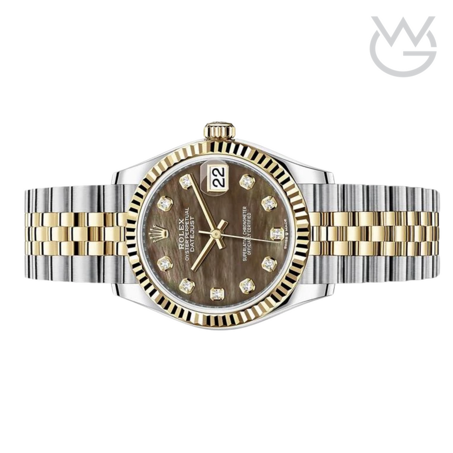 Rolex Lady-Datejust – Two Tone & Dark Grey Dial - View 2