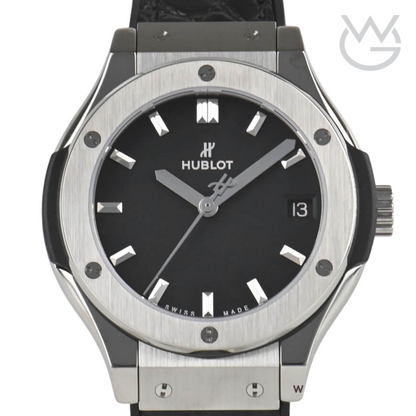 Hublot Classic Fusion Ladies Watch – White Dial & Leather Strap - View 3