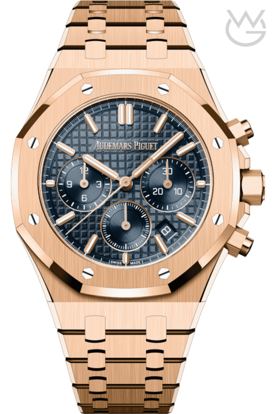 Audemars Piguet Royal Oak – Selfwinding Chronograph Stainless Gold Steel Blue Dial