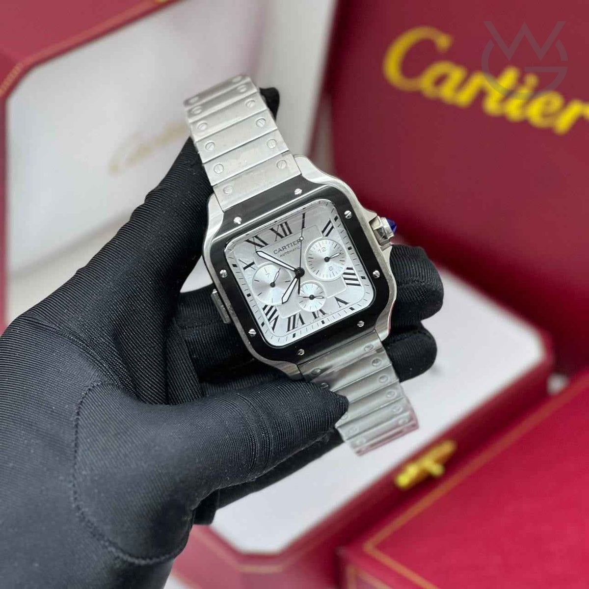 Cartier Santos de Cartier – Chronograph Stainless Steel