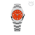 Rolex Oyster Perpetual – Orange Dial Steel