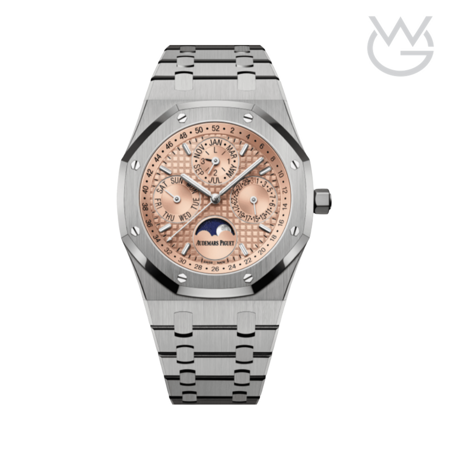 Audemars Piguet Royal Oak Perpetual Calendar — Titanium Salmon Dial