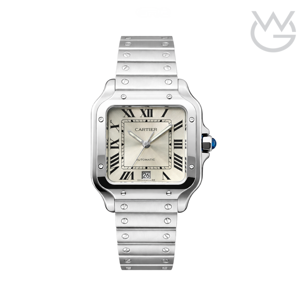 Cartier Santos de Cartier – Automatic White Dial Silver