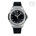 Hublot Classic Fusion Ladies Watch – Black Dial & Rubber Strap - View 1