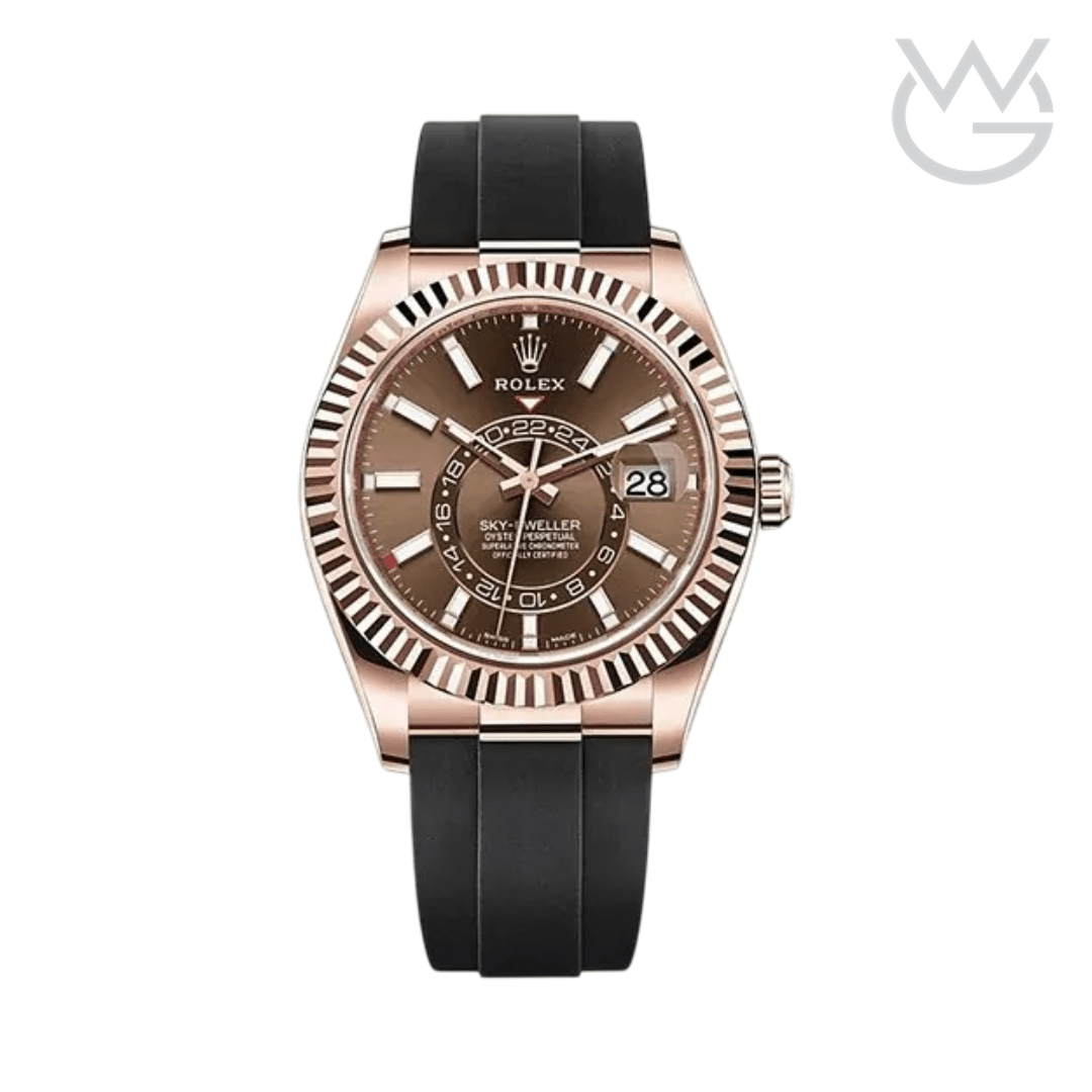 Rolex Rose Gold Chocolate Dial