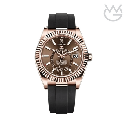 Rolex Rose Gold Chocolate Dial