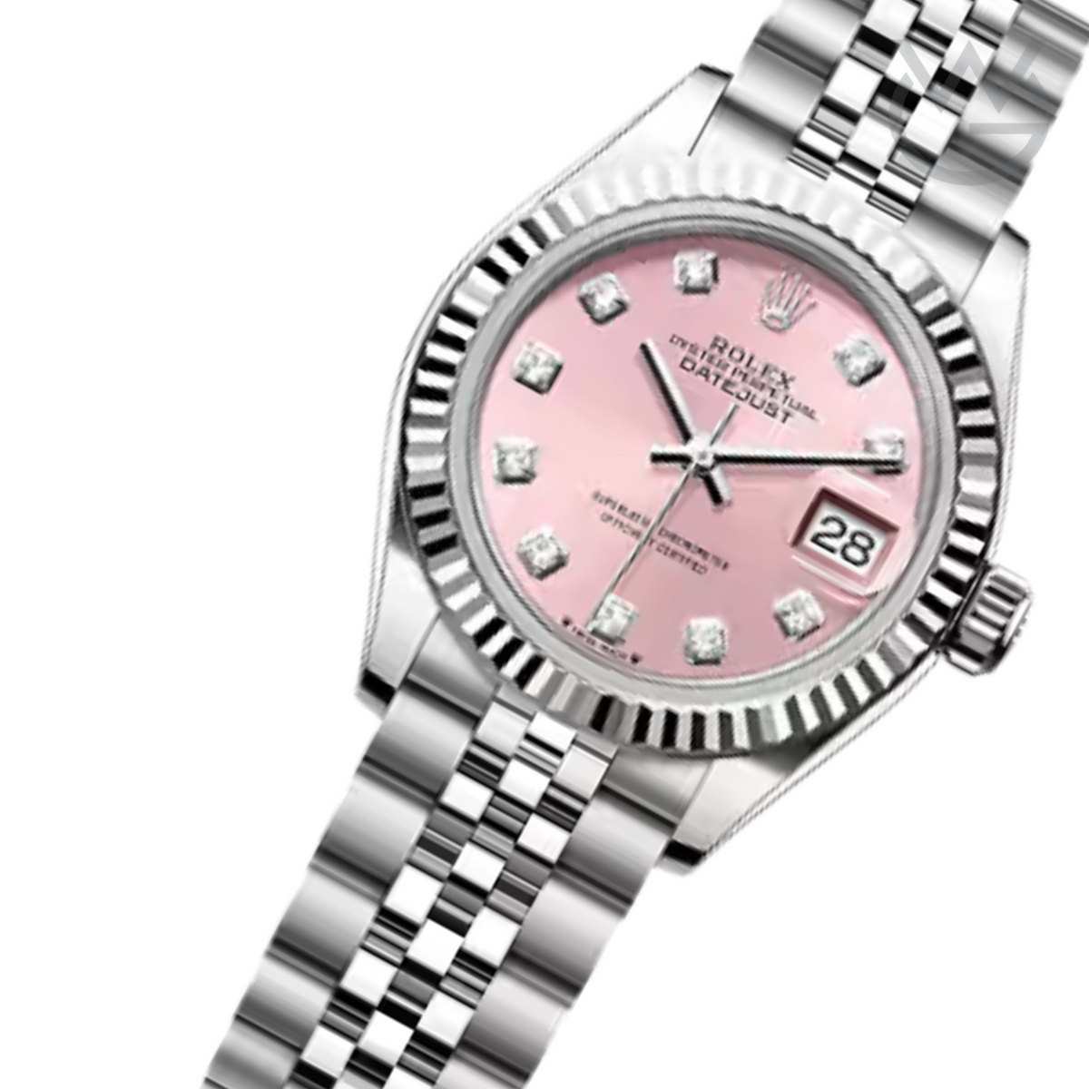 Rolex Lady-Datejust – Pink Sunray Dial, Steel Tone - View 4