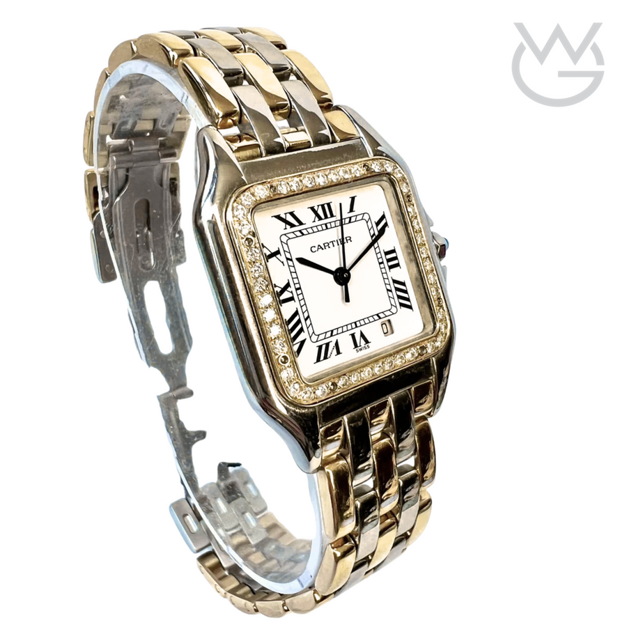 Cartier Panthère Ladies Watch – Two Tone & Diamond Detail - View 2