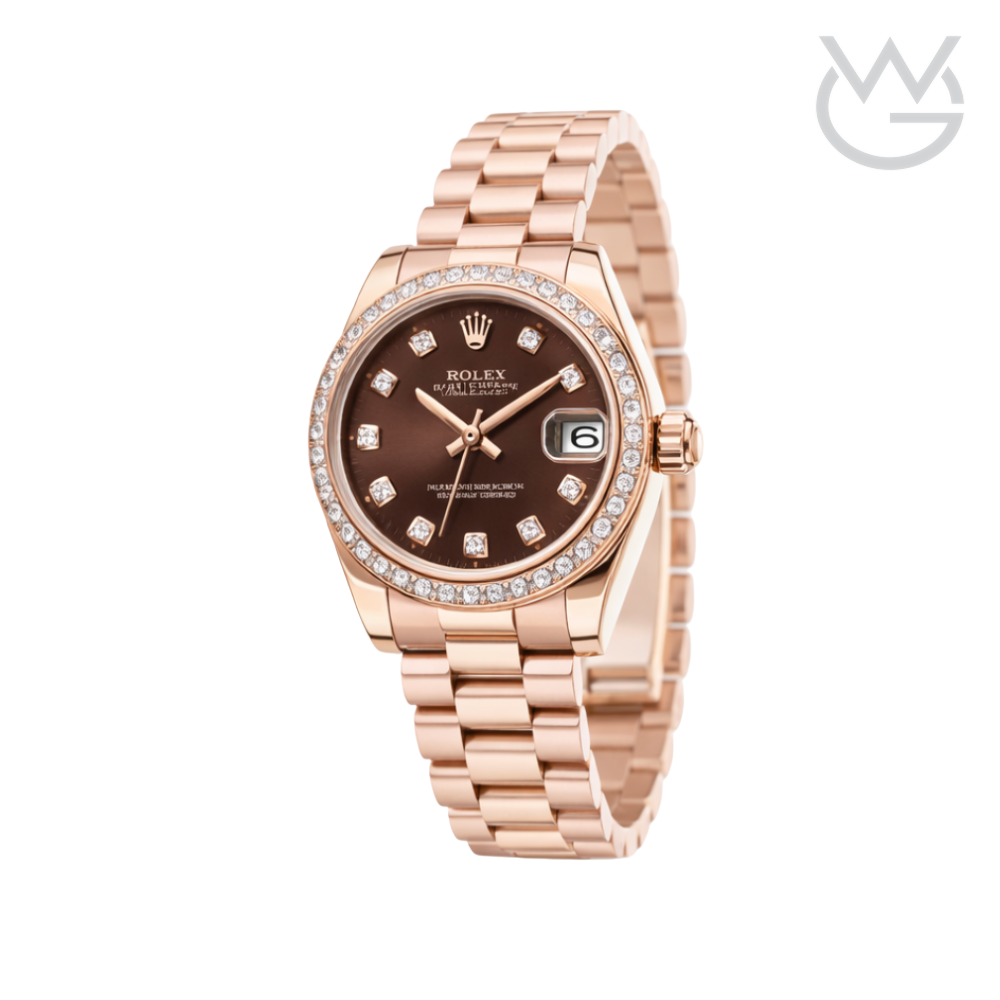 Rolex Datejust – Chocolate Diamond Bezel