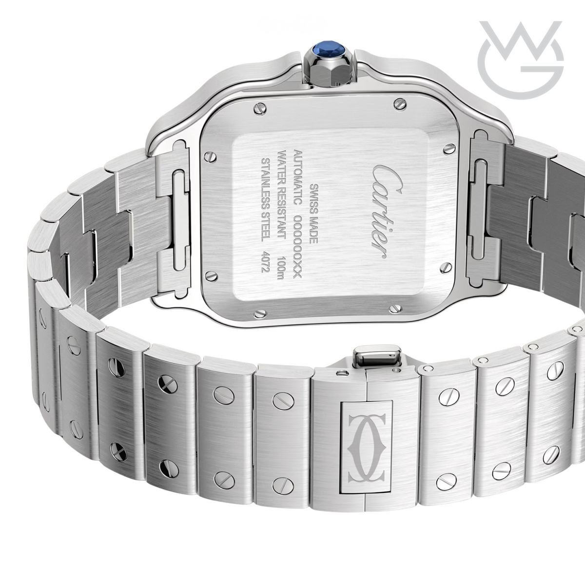 Cartier Santos de Cartier – Large Green Dial Stainless Steel