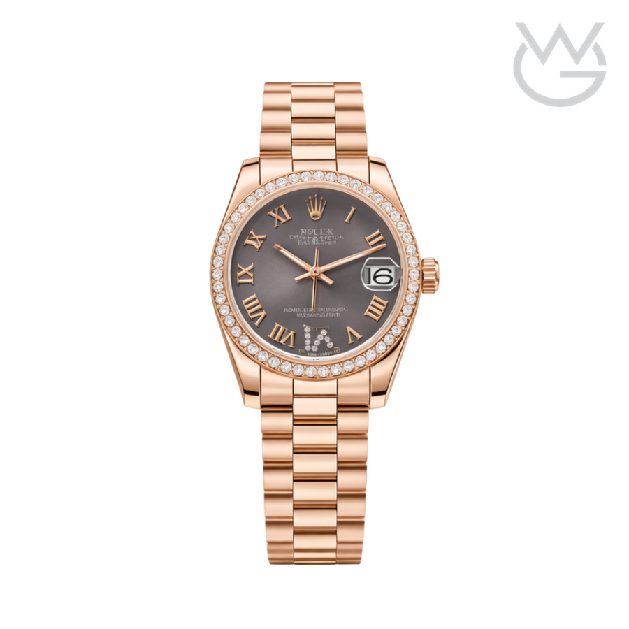 Rolex Datejust – Diamond Bezel Black Dial
