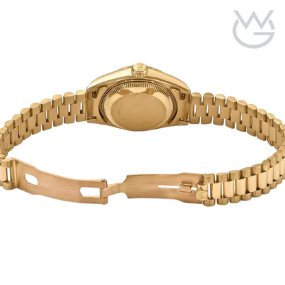 Rolex Lady-Datejust – Green Gem Dial, Yellow Gold Tone - View 5