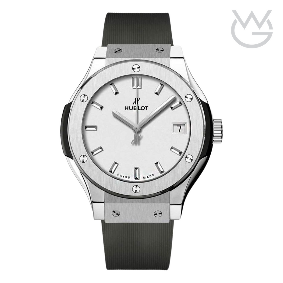 Hublot Classic Fusion Ladies Watch – Opaline Dial & Racing Grey - View 1