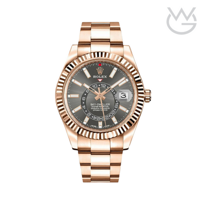 Rolex Sky-Dweller – Grey Dial Rose Gold