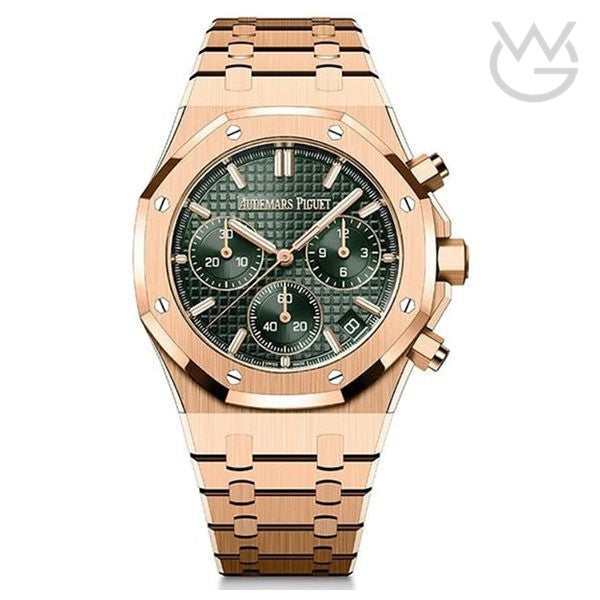 Audemars Piguet Royal Oak – Selfwinding Chronograph Rose Gold Green Dial