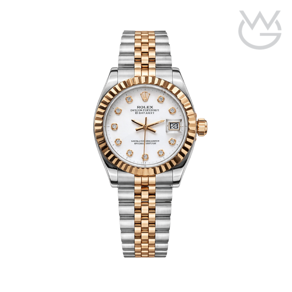 Rolex Datejust – Diamond Bezel Rose Gold