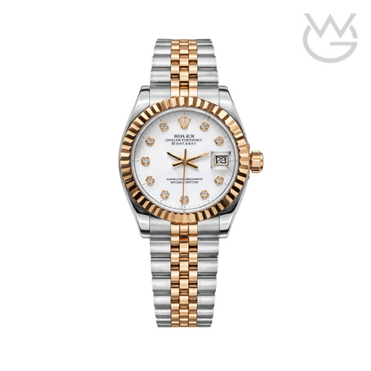 Rolex Datejust – Diamond Bezel Rose Gold