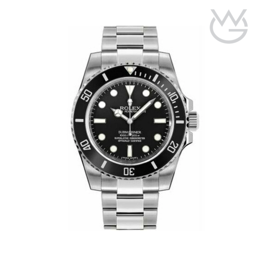 Rolex Submariner Black Dial Silver