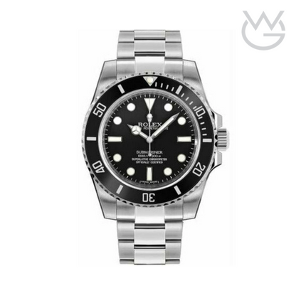 Rolex Submariner Black Dial Silver