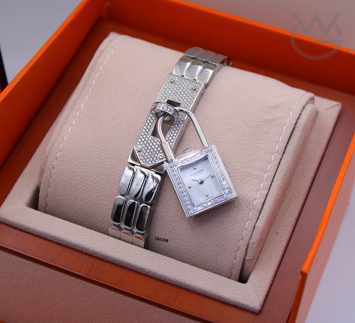 Hermès Kelly Ladies Watch – Diamond Detail - View 5