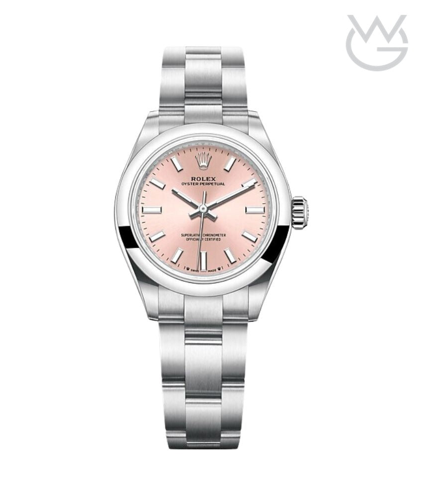 Rolex Oyster Perpetual – Pink Dial Steel