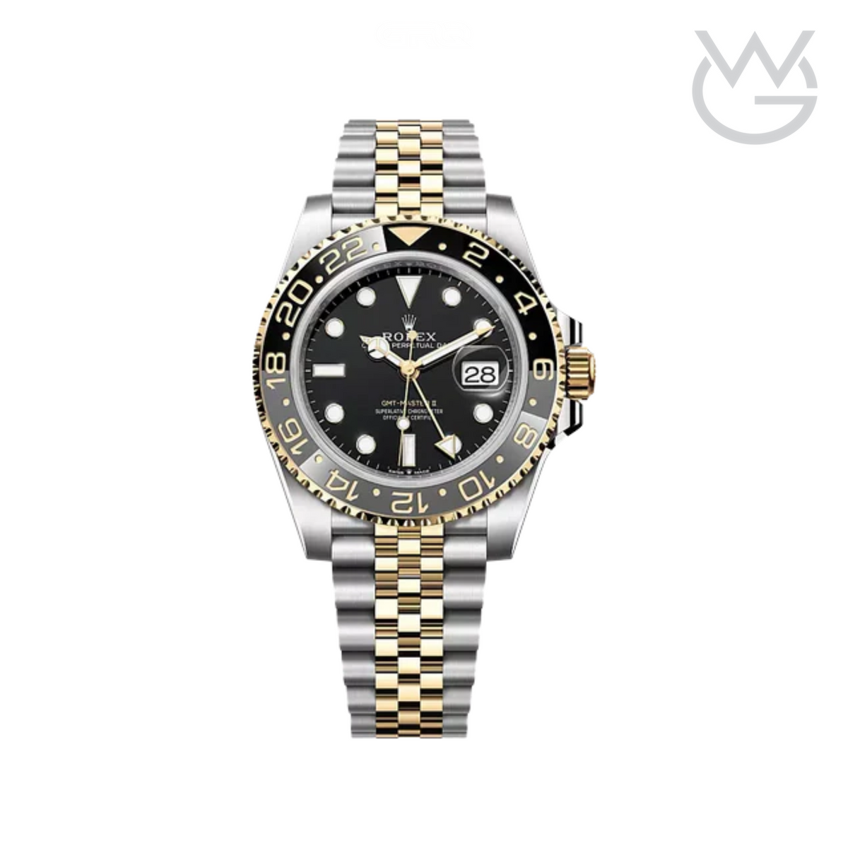 Rolex GMT-Master II – Black Dial Yellow Silver Steel