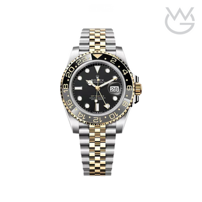 Rolex GMT-Master II – Black Dial Yellow Silver Steel