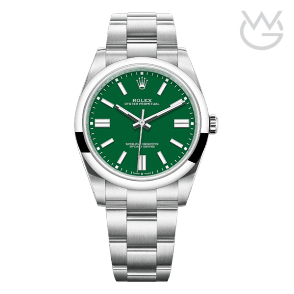 Rolex Oyster Perpetual – Green Index Dial