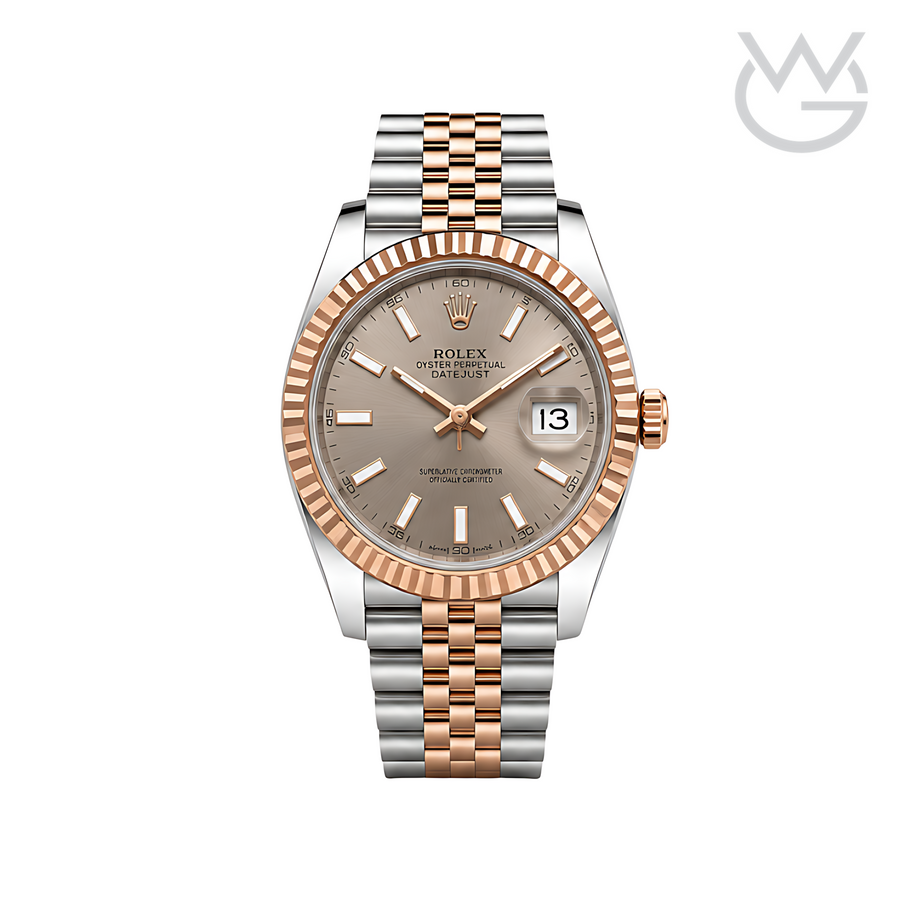 Rolex Datejust – Sundust Dial Two Tone Rose Gold