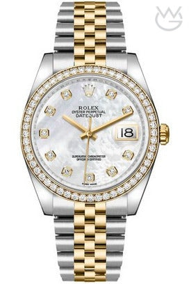 Rolex Datejust – White Dial Diamonds Steel