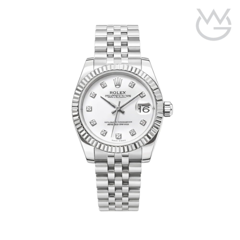 Rolex Datejust – White Diamond Dial