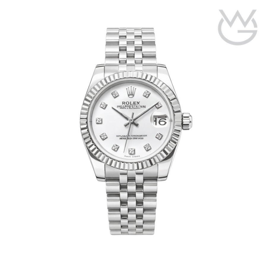 Rolex Datejust – White Diamond Dial