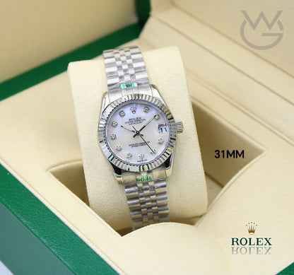 Rolex Lady-Datejust – Mother-of-Pearl Dial & Fluted Bezel - View 5